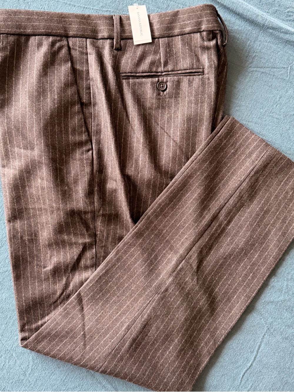 Banana Republic Brown Pinstripe Men's Dress Pants